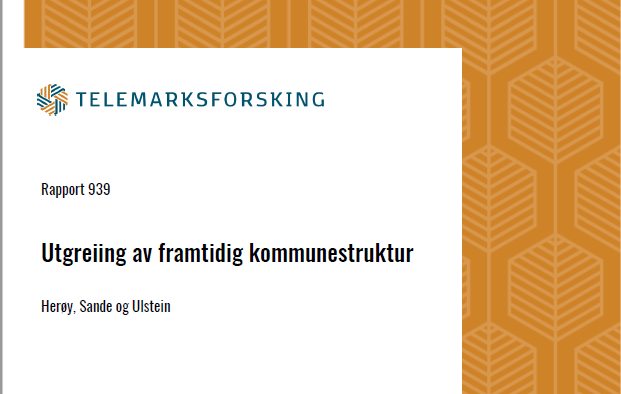Lenkje til artikkel: No er rapporten frå Telemarksforsking klar