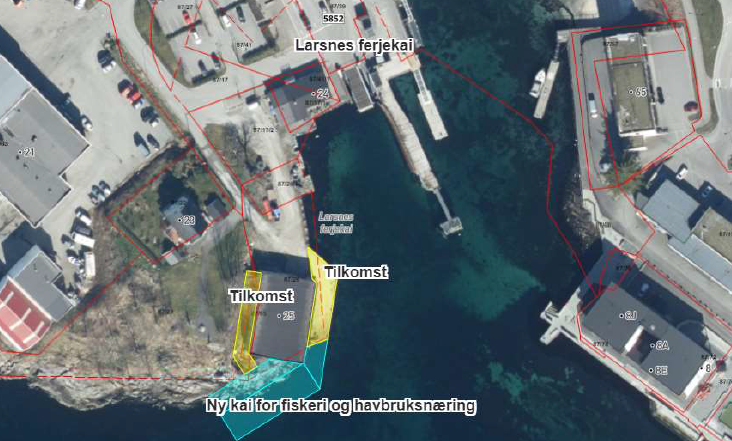 Lenkje til artikkel: Kaiarbeid kan lage støy på Larsnes